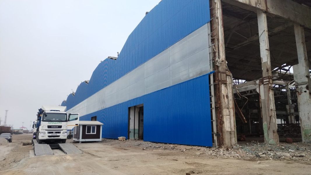 Реконструкция Блока цехов пгт. Славянка Приморский край ул. Весенняя 1, площадь застройки 21000м2
